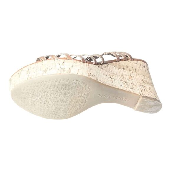 FRANCO SARTO Sombre Strappy Wedge Sandal Size 9 - Picture 6 of 7
